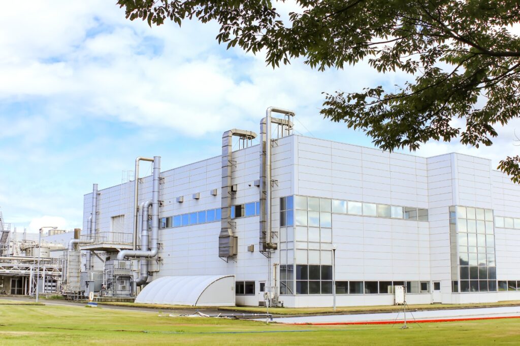 半導体工場の製造現場